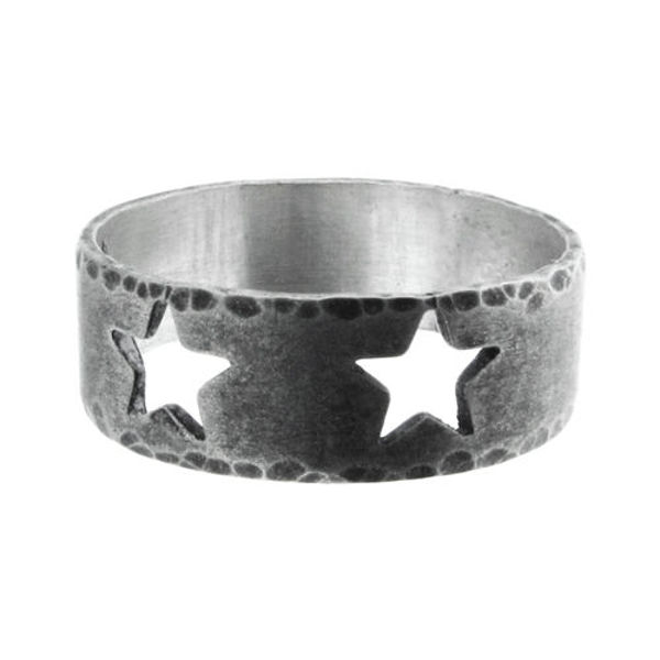 Picture of Silver Band with Cutout Shapes