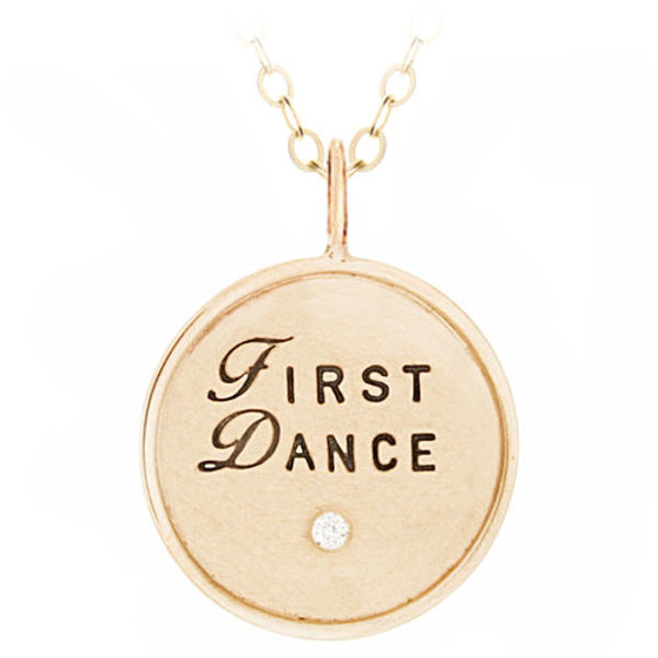 Picture of 14k Gold First Dance Charm
