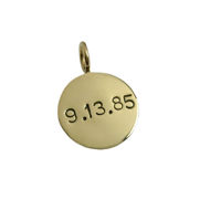 Picture of 14K Blessed Round Charm Necklace